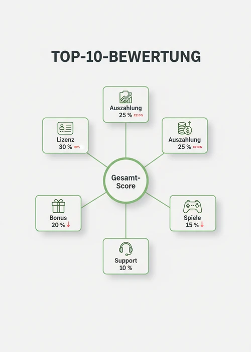Übersicht der zehn besten internationalen Online-Casinos ohne 5-Sekunden-Regel für deutsche Spieler